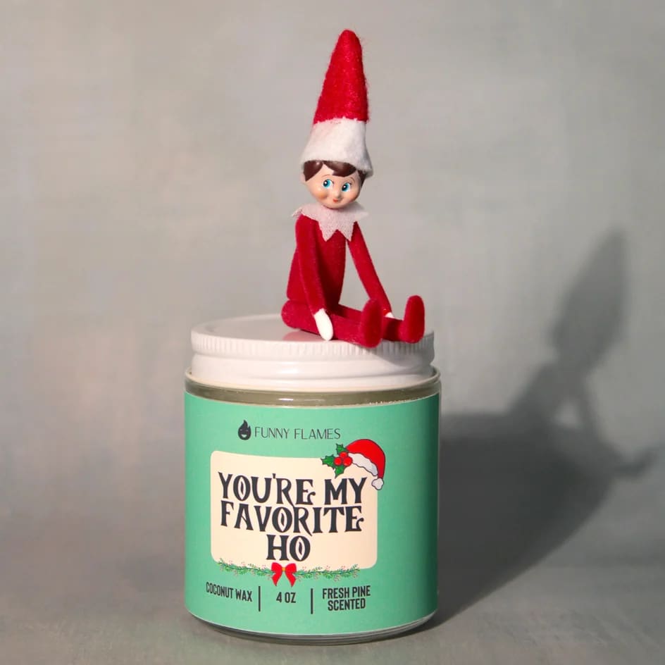 I Do it for the Ho's Funny Christmas Candle – hello-you-candles