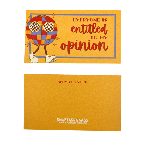 Unsolicited Sarcasm Cards