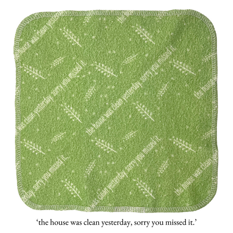 Panic Cleaning Reusable Paper Towels (set of 10)