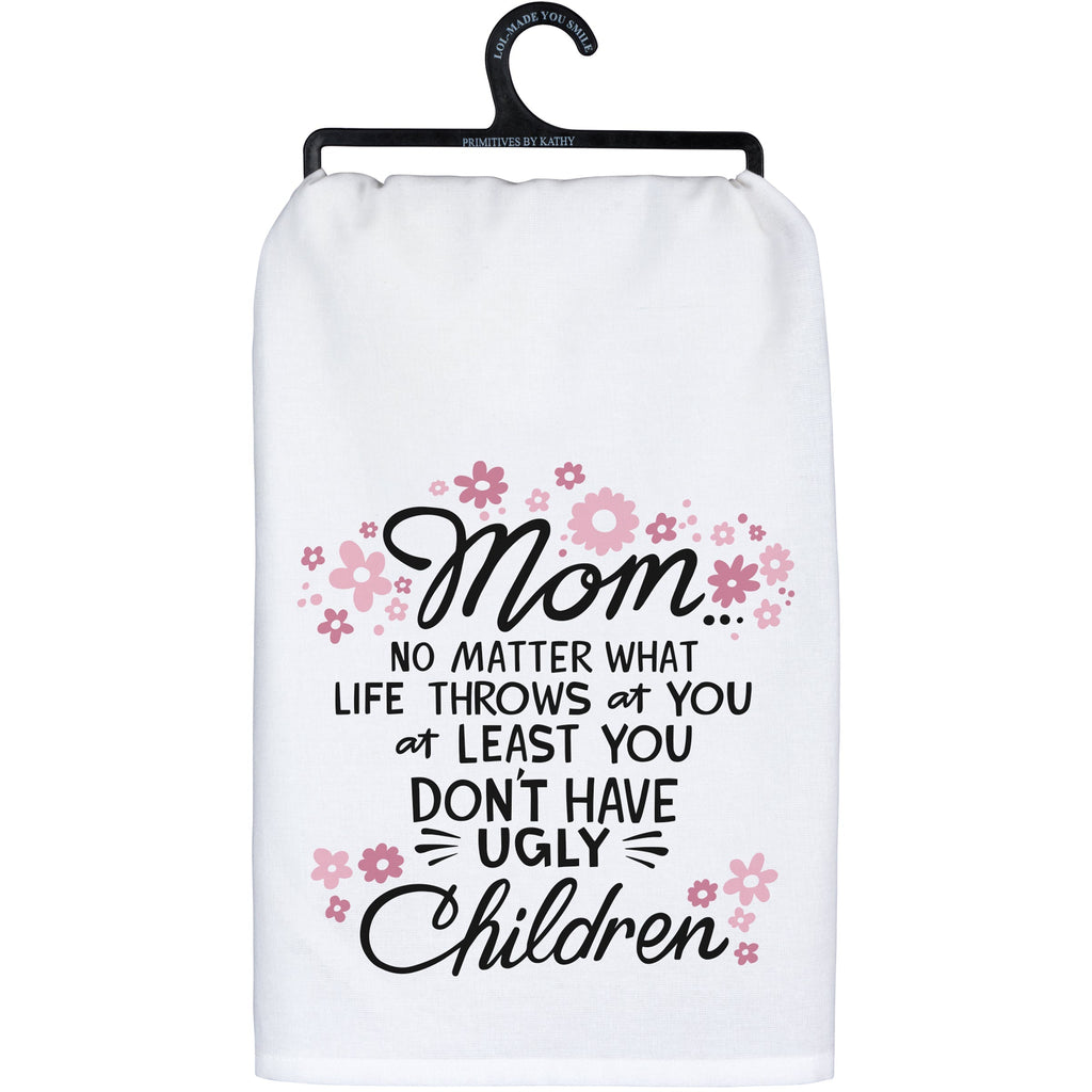 Ugly Children Kitchen Towel | Hand Tea Dish Cloth | Mothers Day Gift | 28