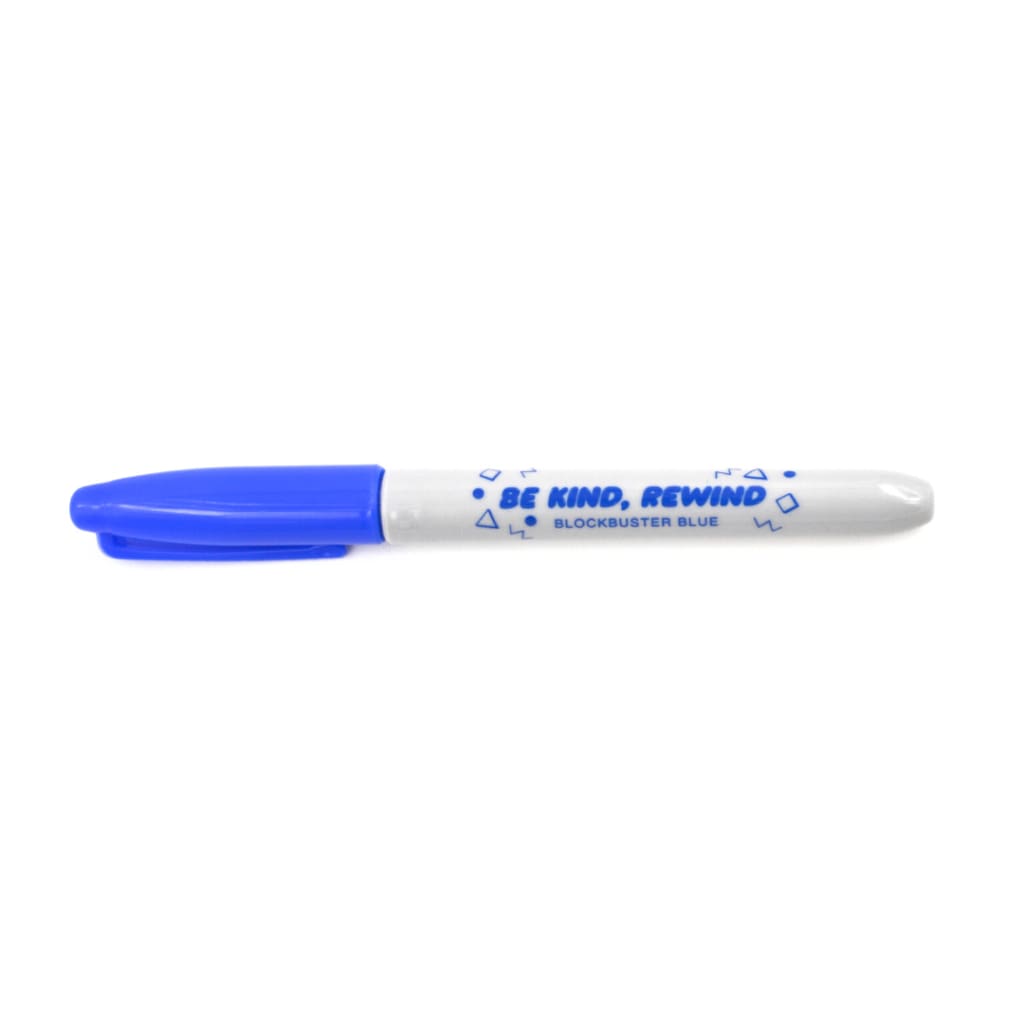 Blockbuster Blue Collectable Marker - Office Supplies & Stationery