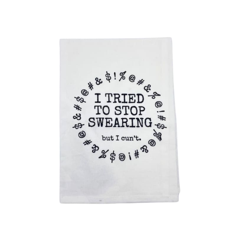 I Tried to Stop Swearing Towel - Kitchen Tools & Accessories