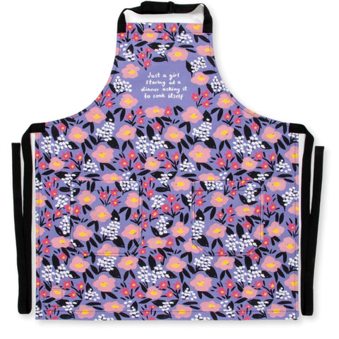 Apron: Just A Girl Staring At Dinner - Kitchen Tools & Accessories