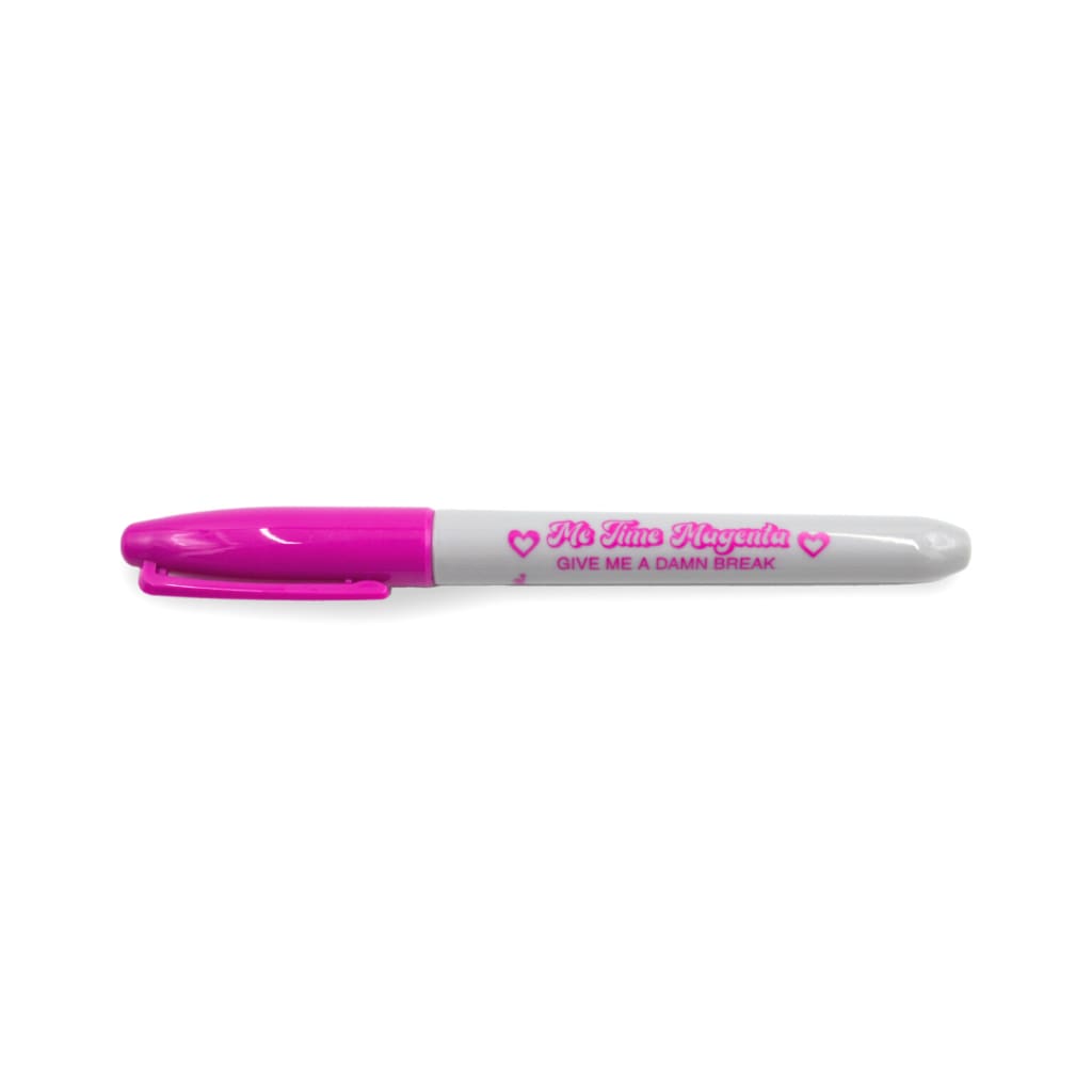 Me Time Magenta Collectable Marker - Office Supplies & Stationery