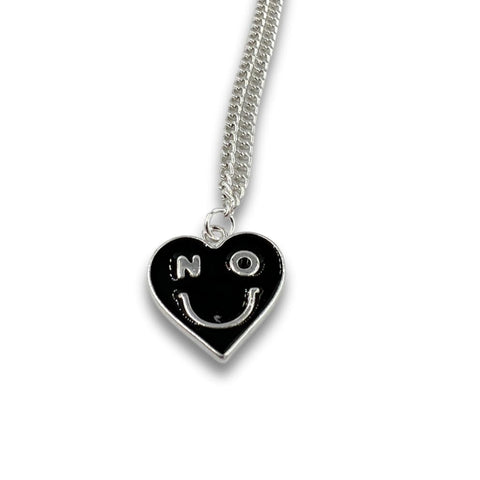 ’No’ Smiley Necklace - Jewelry & Accessories