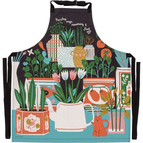 Apron: Parsley Sage Rosemary and F*ck Off - Kitchen Tools & Accessories