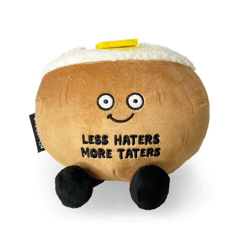 Less Haters More Taters Potato Plush - Miscellaneous