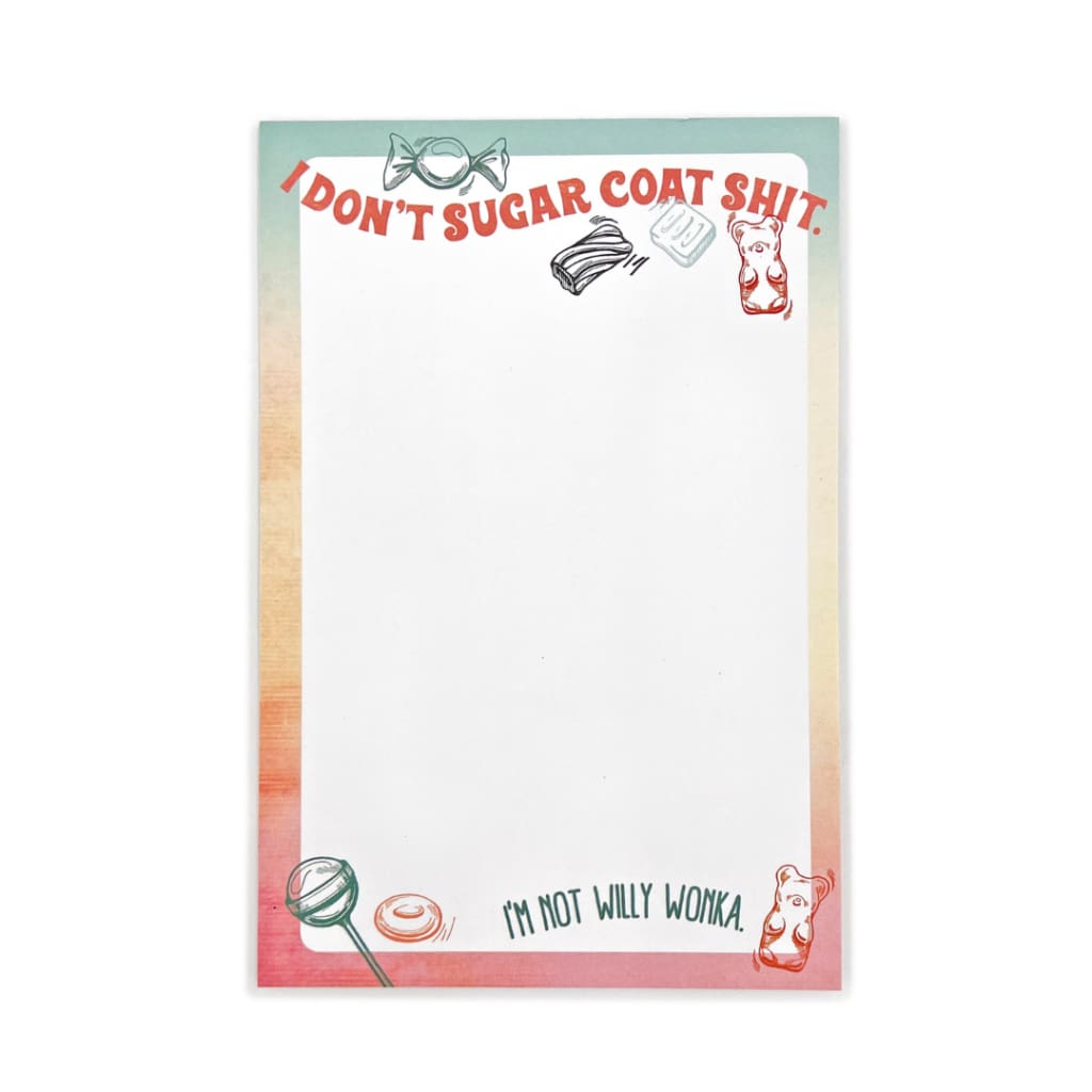 Sugar Coat Post-It Notepad - Office Supplies & Stationery