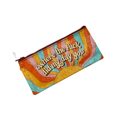 Where’d My Day Go Pencil Case - Totes & Bags