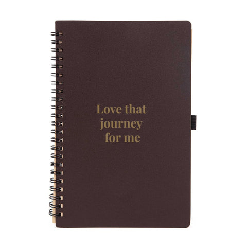 Writing Item: Love That Journey For Me Notebook - Office Supplies & Stationery